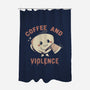 Coffee And Violence-None-Polyester-Shower Curtain-tobefonseca