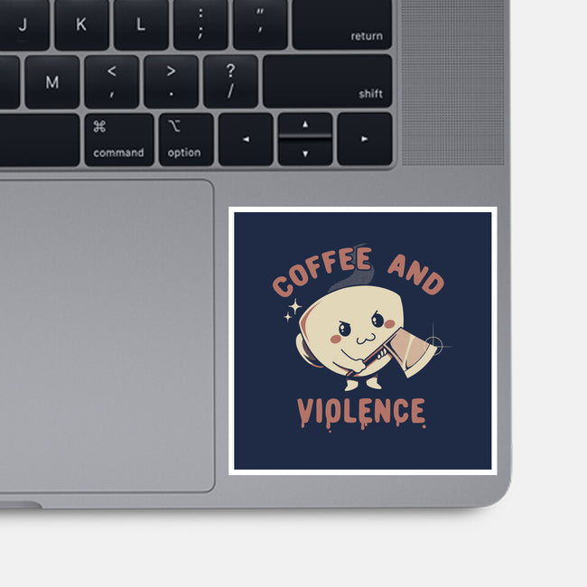 Coffee And Violence-None-Glossy-Sticker-tobefonseca