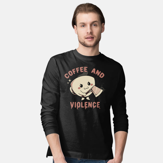Coffee And Violence-Mens-Long Sleeved-Tee-tobefonseca