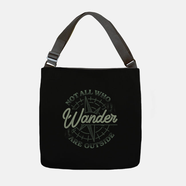 Not All Who Wander Are Outside-None-Adjustable Tote-Bag-tobefonseca