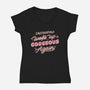 I Accidentally Woke Up Gorgeous Again-Womens-V-Neck-Tee-tobefonseca