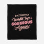I Accidentally Woke Up Gorgeous Again-None-Fleece-Blanket-tobefonseca