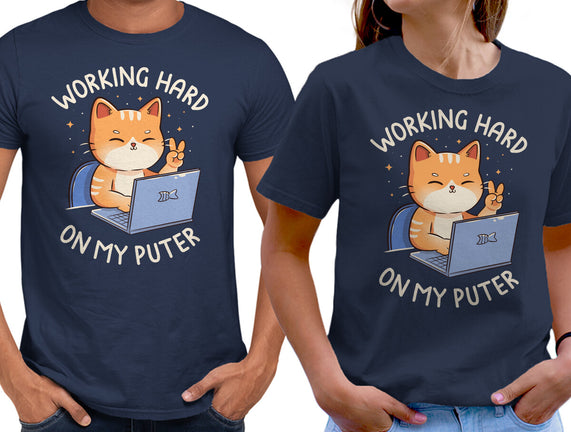 Working Hard On My Puter