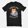 Working Hard On My Puter-Mens-Premium-Tee-tobefonseca