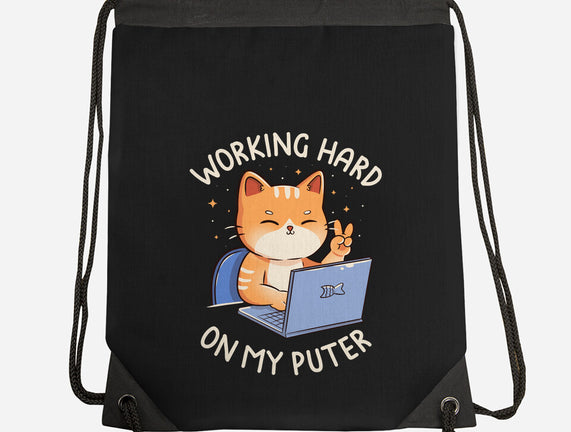 Working Hard On My Puter