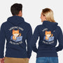 Working Hard On My Puter-Unisex-Zip-Up-Sweatshirt-tobefonseca