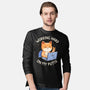 Working Hard On My Puter-Mens-Long Sleeved-Tee-tobefonseca