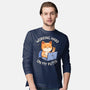 Working Hard On My Puter-Mens-Long Sleeved-Tee-tobefonseca