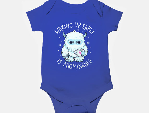 Waking Up Early Is Abominable