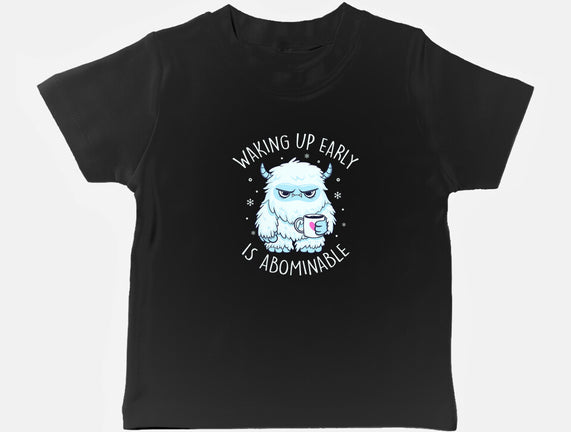 Waking Up Early Is Abominable