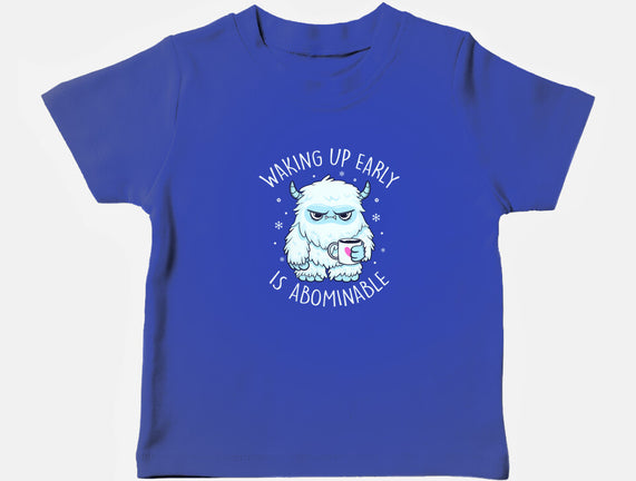 Waking Up Early Is Abominable