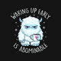 Waking Up Early Is Abominable-Womens-Racerback-Tank-tobefonseca