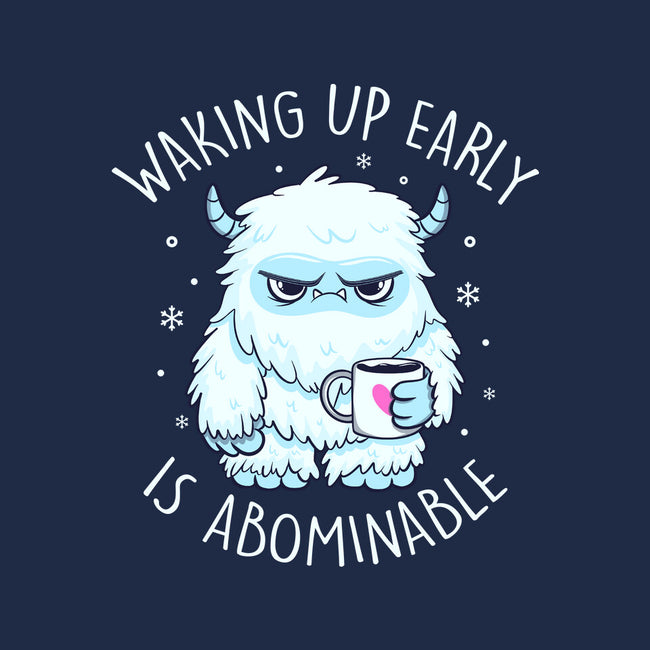 Waking Up Early Is Abominable-Womens-V-Neck-Tee-tobefonseca