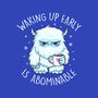 Waking Up Early Is Abominable-Mens-Basic-Tee-tobefonseca