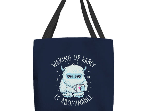 Waking Up Early Is Abominable