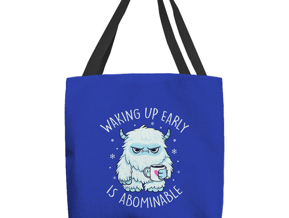 Waking Up Early Is Abominable