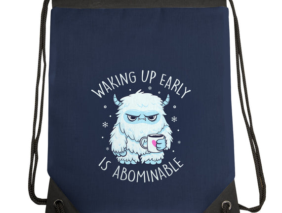Waking Up Early Is Abominable