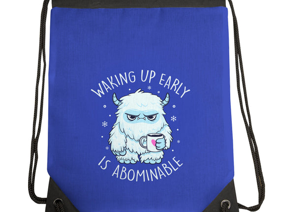 Waking Up Early Is Abominable