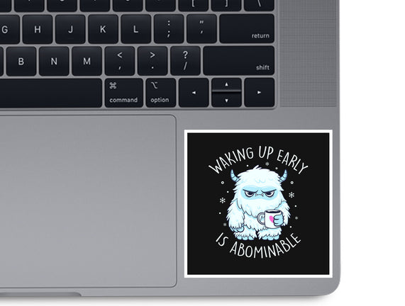 Waking Up Early Is Abominable