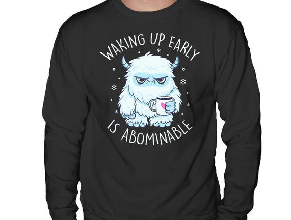 Waking Up Early Is Abominable