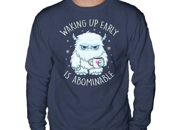 Waking Up Early Is Abominable