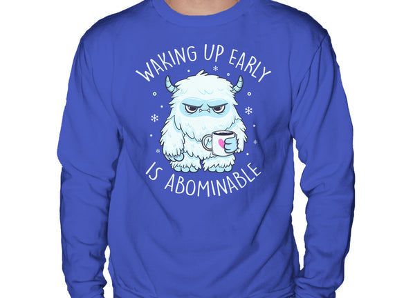 Waking Up Early Is Abominable
