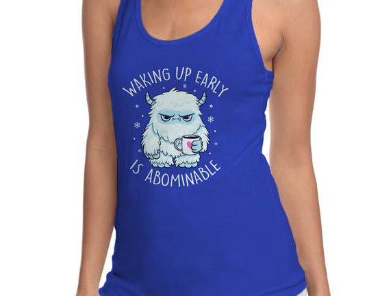 Waking Up Early Is Abominable