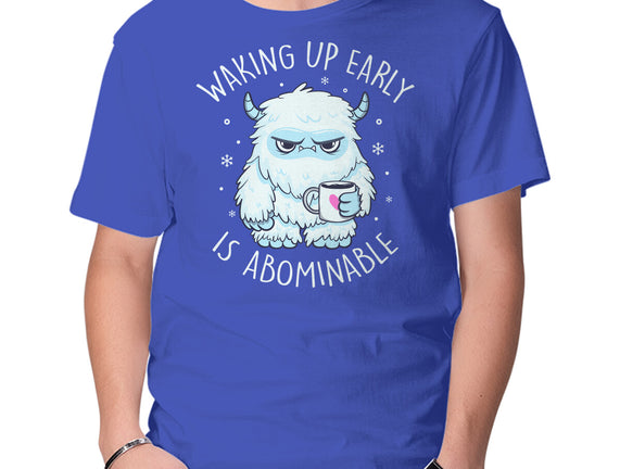 Waking Up Early Is Abominable