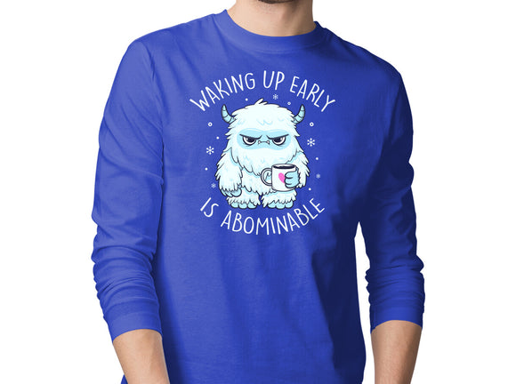 Waking Up Early Is Abominable