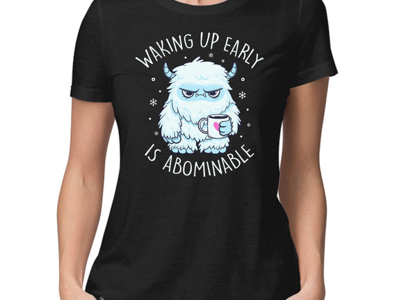 Waking Up Early Is Abominable