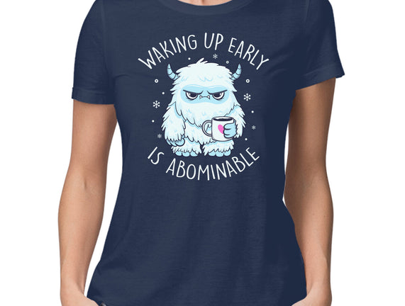 Waking Up Early Is Abominable