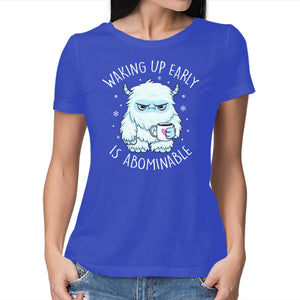 Waking Up Early Is Abominable