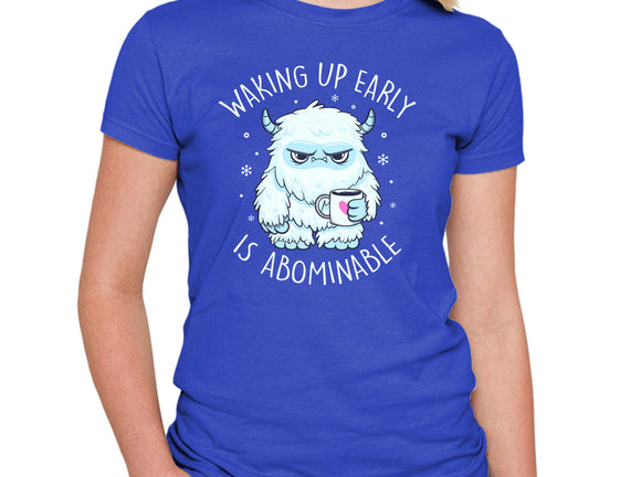 Waking Up Early Is Abominable