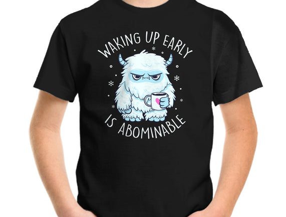 Waking Up Early Is Abominable