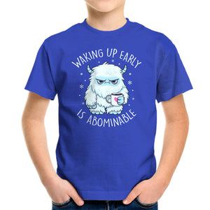 Waking Up Early Is Abominable