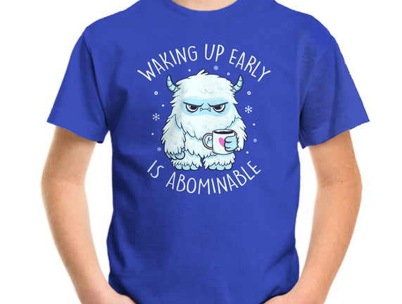 Waking Up Early Is Abominable