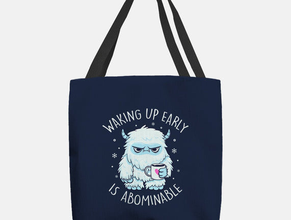 Waking Up Early Is Abominable