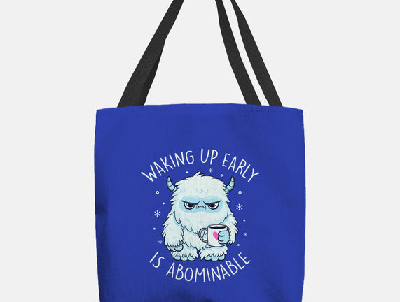 Waking Up Early Is Abominable