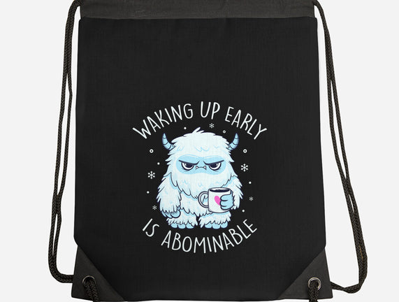 Waking Up Early Is Abominable