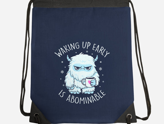 Waking Up Early Is Abominable
