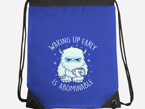 Waking Up Early Is Abominable