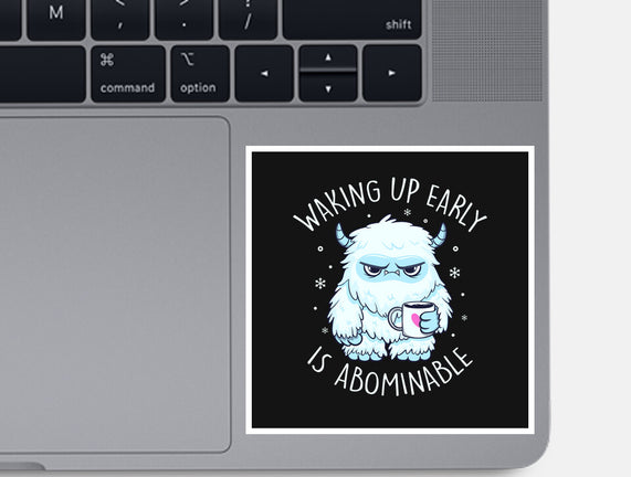 Waking Up Early Is Abominable