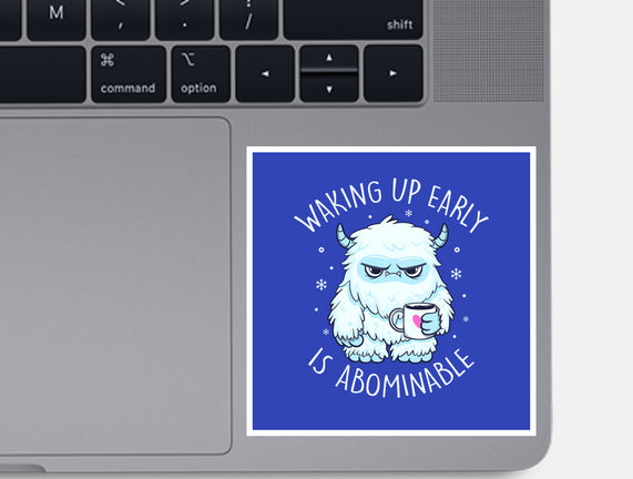 Waking Up Early Is Abominable