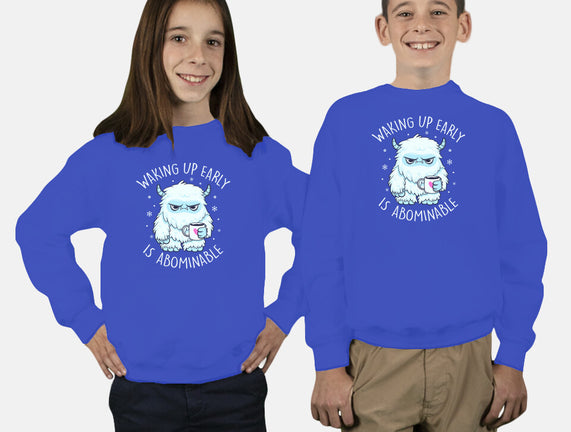 Waking Up Early Is Abominable