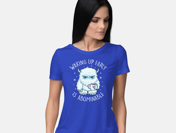 Waking Up Early Is Abominable