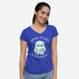 Waking Up Early Is Abominable-Womens-V-Neck-Tee-tobefonseca