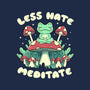 Less Hate Meditate-Youth-Pullover-Sweatshirt-tobefonseca