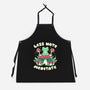 Less Hate Meditate-Unisex-Kitchen-Apron-tobefonseca
