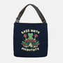 Less Hate Meditate-None-Adjustable Tote-Bag-tobefonseca