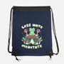 Less Hate Meditate-None-Drawstring-Bag-tobefonseca
